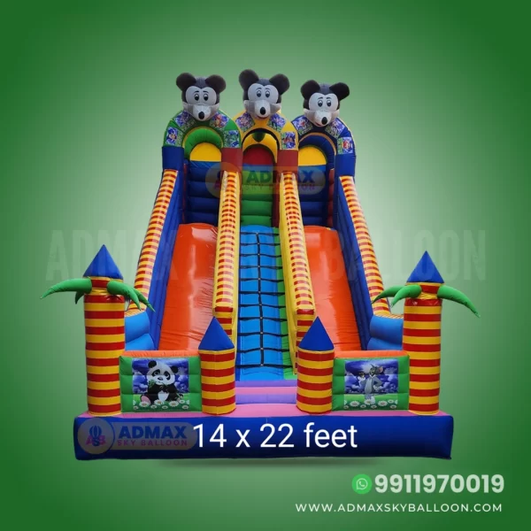 Mickey Mouse Bouncy Castle, Jumping Jhula | 14x22 feet