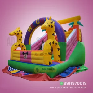 Dragon Sliding Bouncy Castle, Jumping Jhula | 9×12 feet